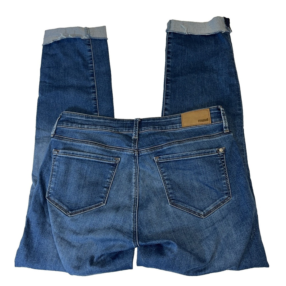 Mavi Jeans Emma Slim Boyfriend Jeans Womens 28x32 Blue Denim Low Rise - Picture 8 of 8